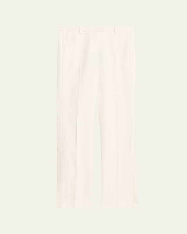 Wide-Leg Tuxedo Trousers